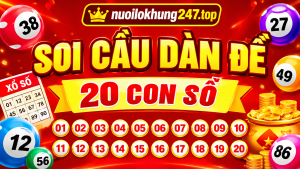 Soi cầu dàn đề 20 con số