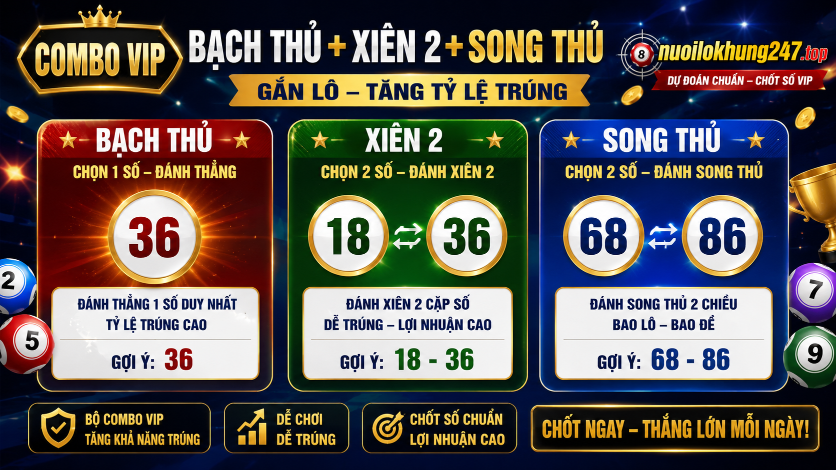 Combo VIP Bạch thủ