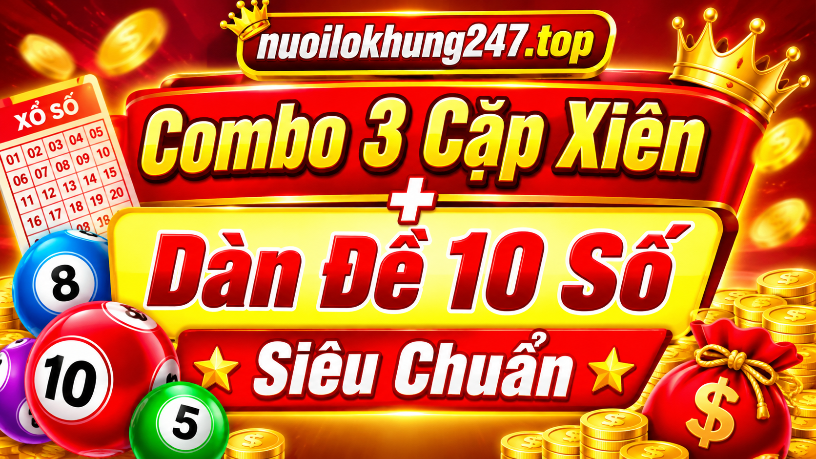 Combo 3 cặp xiên