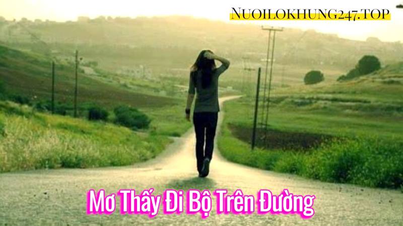 Mơ thấy đi bộ trên đường