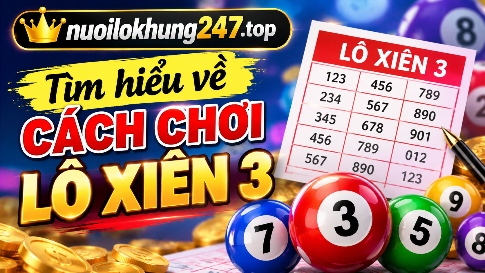 Tìm hiểu về Cách chơi lô xiên 3 chuẩn xác cho người mới
