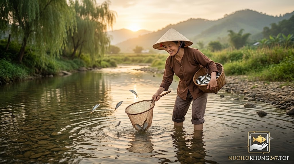 Mơ thấy đi bắt cá điềm báo gì và nên chốt cặp số nào may mắn?
