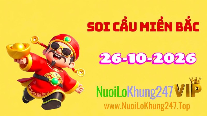 Soi Cầu Miền Bắc ngày 26/10/2026